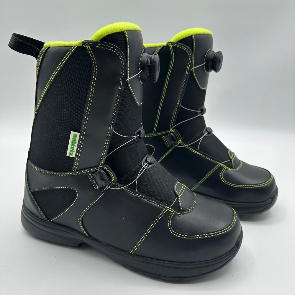 Whitewoods Matrix 880 Snowboard Boots Mens‎ 13 Black Neon MOZ Dial Thinsulate